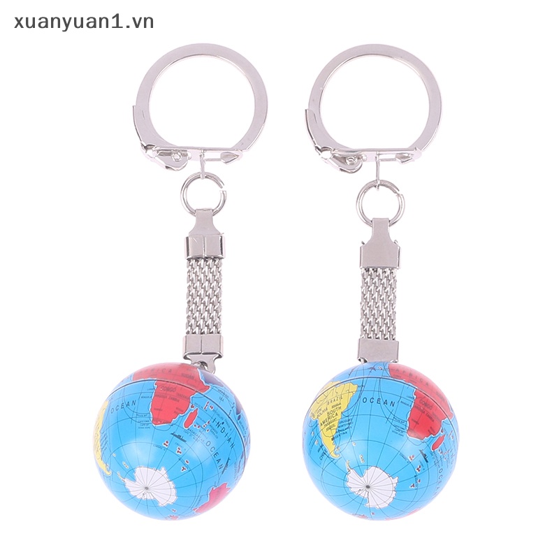 Xuan Móc Khóa Hình Quả Địa Cầu Thế Giới Trái Đất Hành Tinh Ch VN