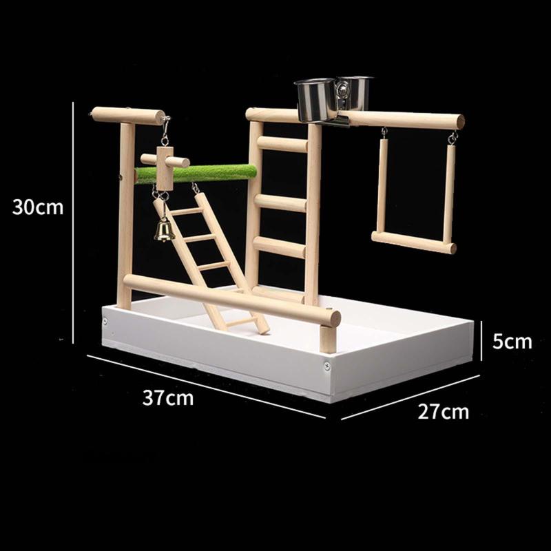 1 Thanh Gỗ Đồ Chơi Nhiều Màu Sắc Cho Chim Vẹt Đứng