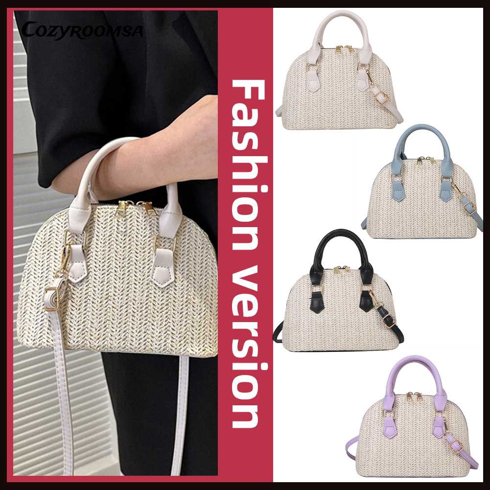 Túi Xách Đeo Chéo Đan Tay Thanh Lịch Thời Trang Đi Biển Mùa Hè