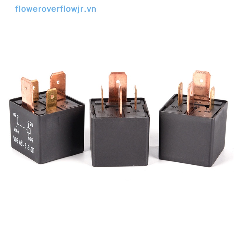 Rơ Le Hạng Nặng Chống Thấm Nước 4Pin DC 24V 12V 80A JD1912 Cho Xe Hơi