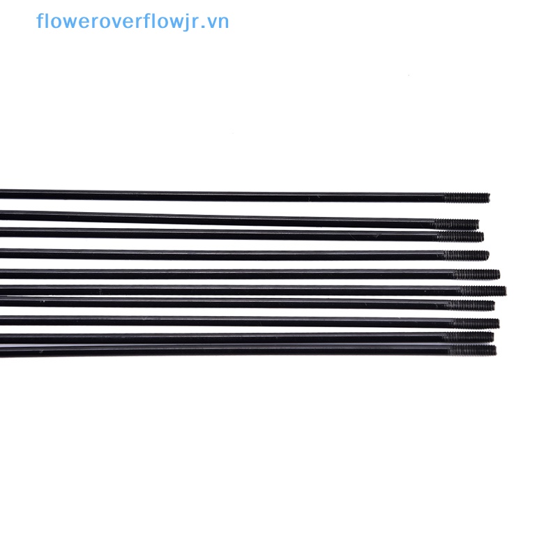 Bộ 10 Căm Xe Đạp 14G + Núm Vú 12mm 170~286mm Bằng Thép