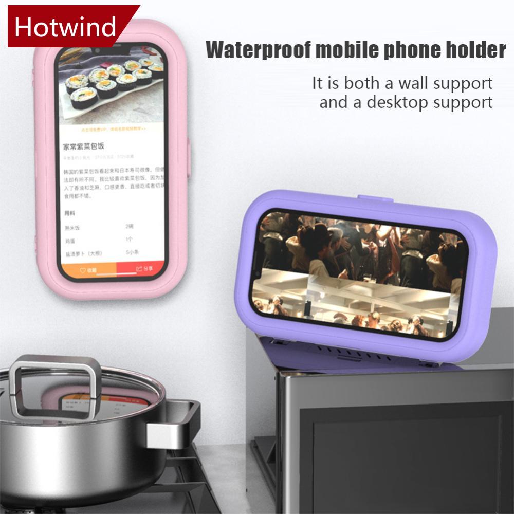 Giá Đỡ Điện Thoại Chống Nước Xoay 360 Độ Gắn Tường Nhà Tắm C6H5