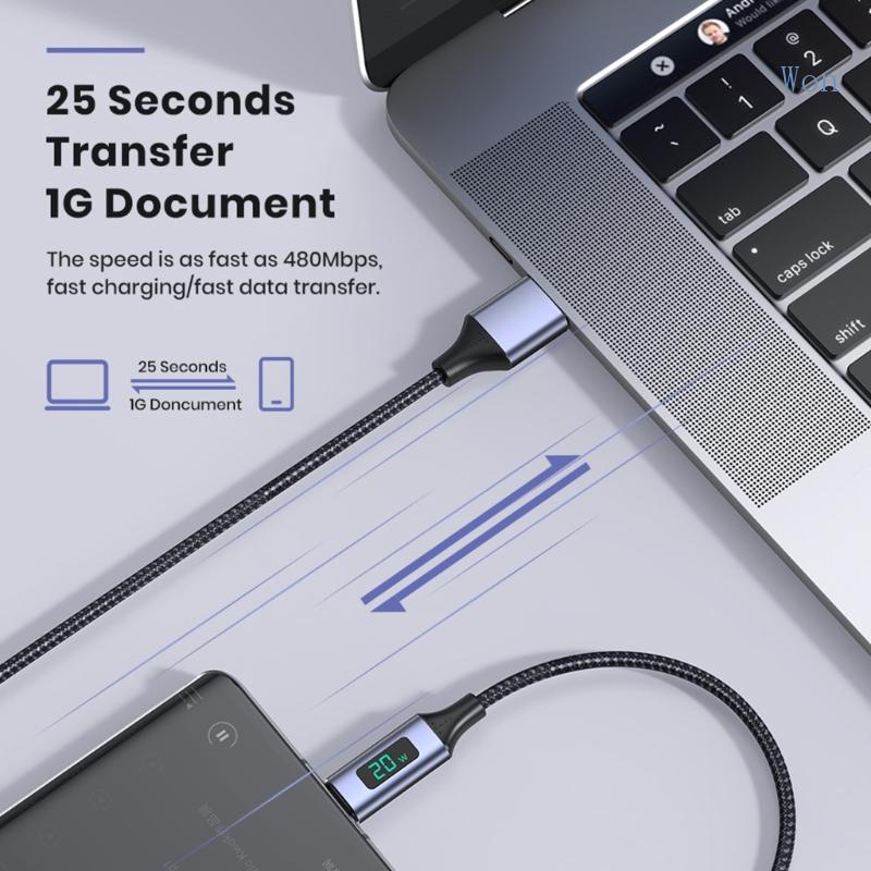 Dây Cáp Sạc Dữ Liệu USB 480Mbps ios 3A 20W Dài 1M 39 37Inch Chất Lượng Cao