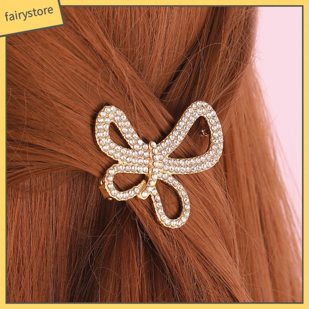 Kẹp Tóc Đính Đá Lấp Lánh Chống Trượt Thiết Kế Tinh Tế