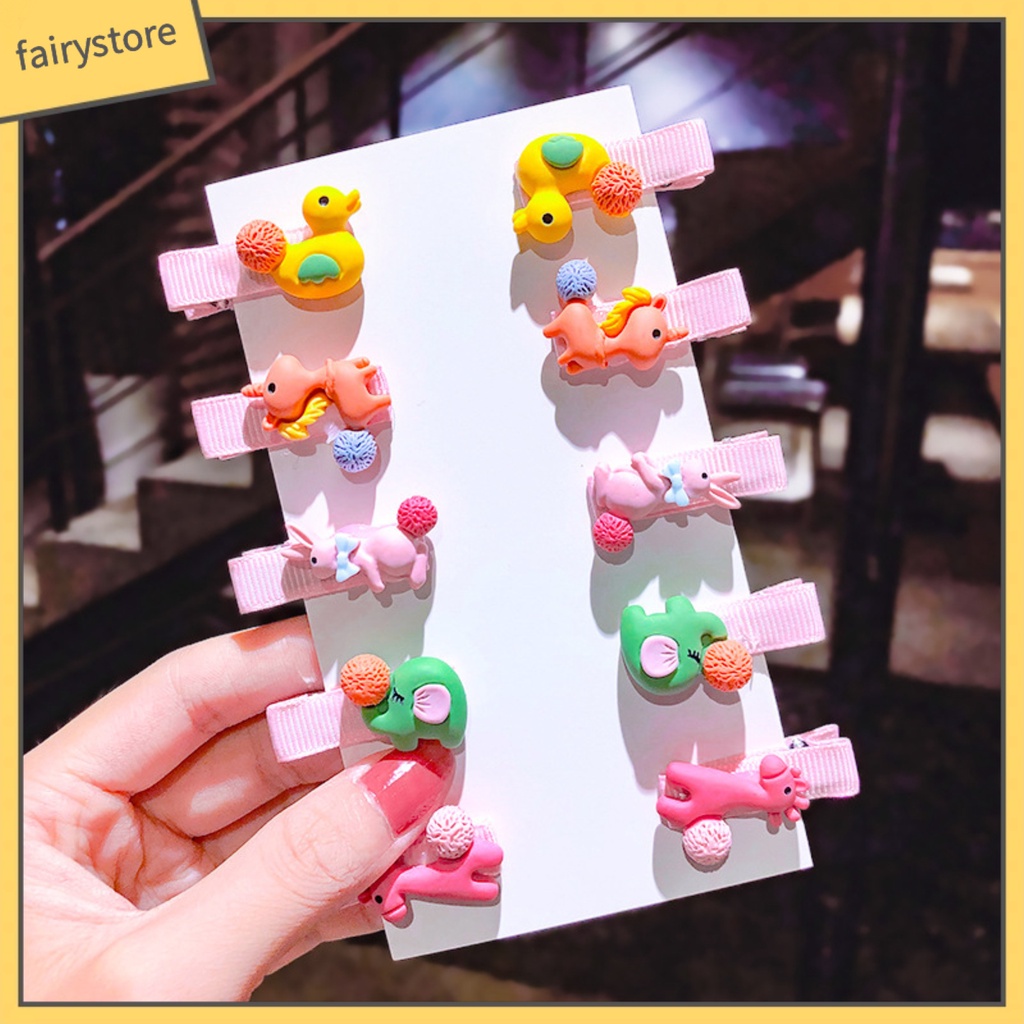 Kẹp Tóc Hình Cây Kem Nhiều Màu Sắc Xinh Xắn Cho Bé Gái