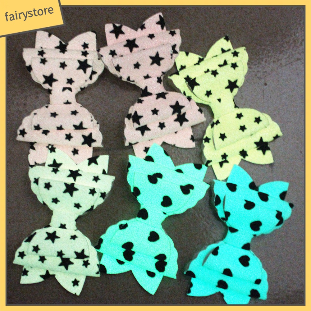 Kẹp Tóc Hình Ngôi Sao / Trái Tim Đính Kim Sa Lấp Lánh Xinh Xắn Cho Bé Gái