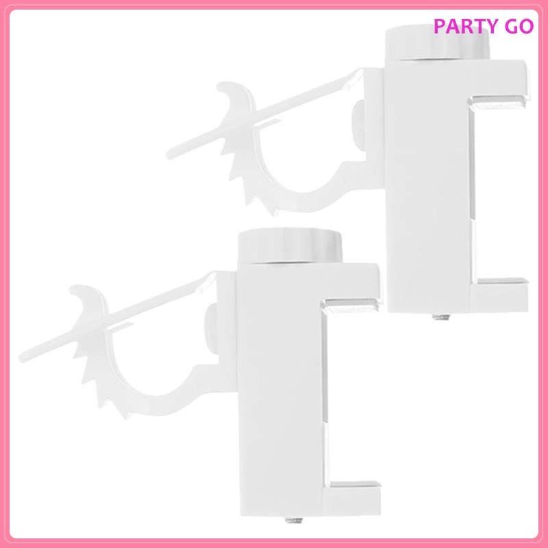 Set 2 Kẹp Treo Rèm Có Thể Điều Chỉnh Không Cần Đóng Đinh Ulran.Vn