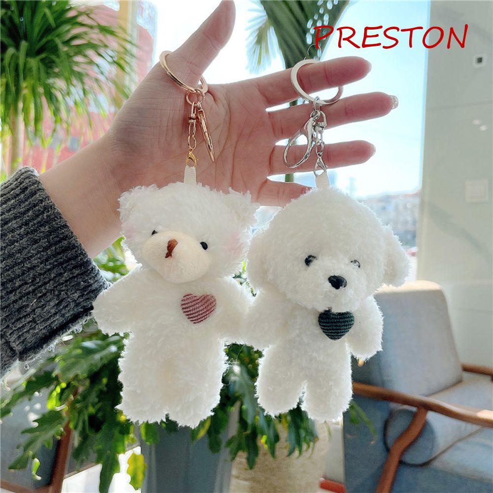 Móc Khóa Thỏ Nhồi Bông Dễ Thương Dùng Làm Đồ Thủ Công