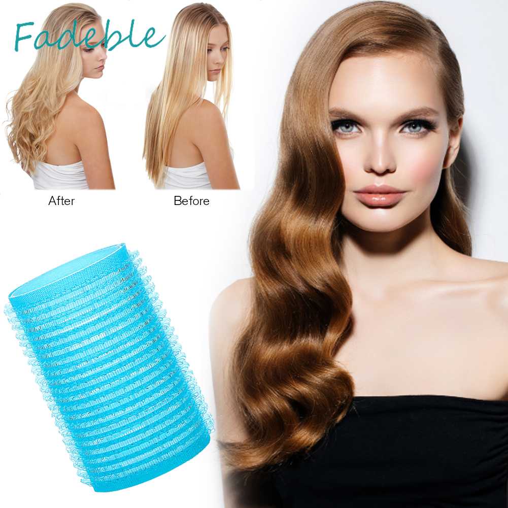 Set 6 Lô Uốn Tóc Xoăn DIY Màu Sắc Ngẫu Nhiên Bền Bỉ Dành Cho Nữ