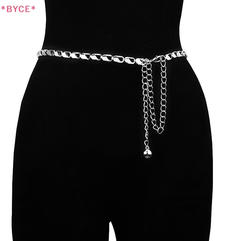 Thắt Lưng Dây Xích Màu Vàng Kim Sáng Tạo Đơn Giản Cho Nữ Mới