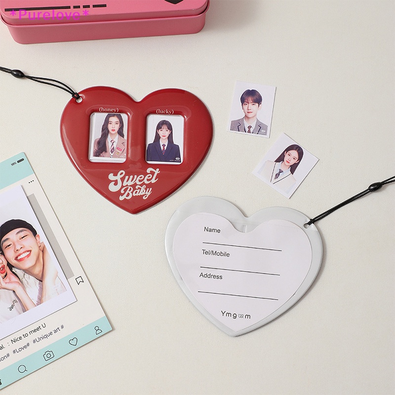 Móc Khóa Hình Trái Tim 3inch Xinh Xắn Mới