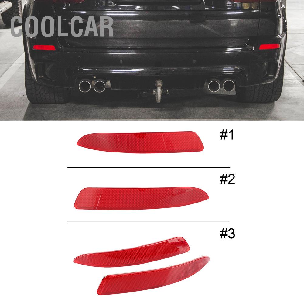 CoolCar Phản quang cản sau màu đỏ 63217158949 63217158950 Phù hợp cho E70 X5 2007-2013