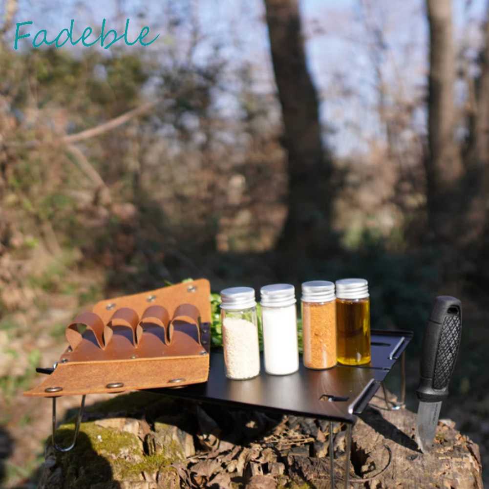 Bộ 4 Hũ Đựng Gia Vị 20ml Tiện Lợi Cho Hoạt Động Ngoài Trời