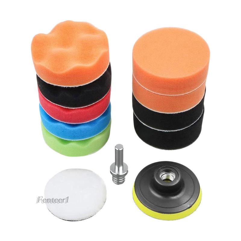 [Fenteer1] Miếng Đánh Bóng Cắt Hình Tròn 3inch Có Thể Tái Sử Dụng Bền