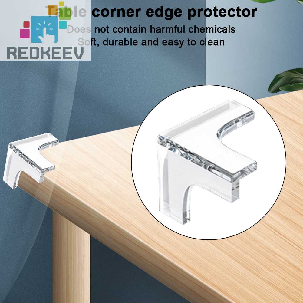 Bộ 10 Ốp Bọc Cạnh Bàn Bằng Silicon Bảo Vệ An Toàn Cho Bé