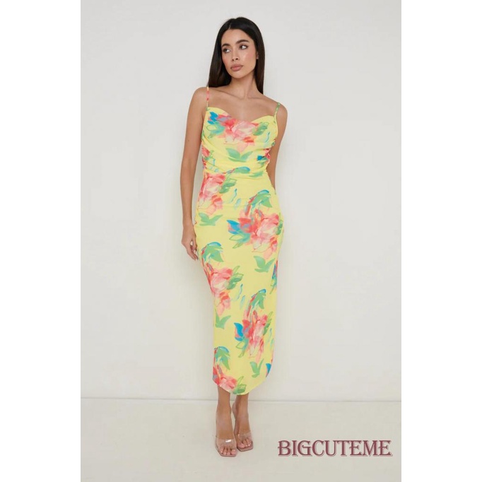 Đầm Dài Không Tay Hở Lưng Màu Sắc Thời Trang Cho Nữ