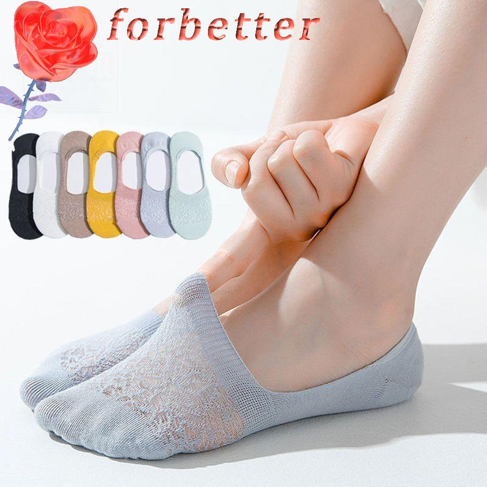 Đôi Vớ Ren Rỗng Thoải Mái Màu Trơn Dành Cho Nữ