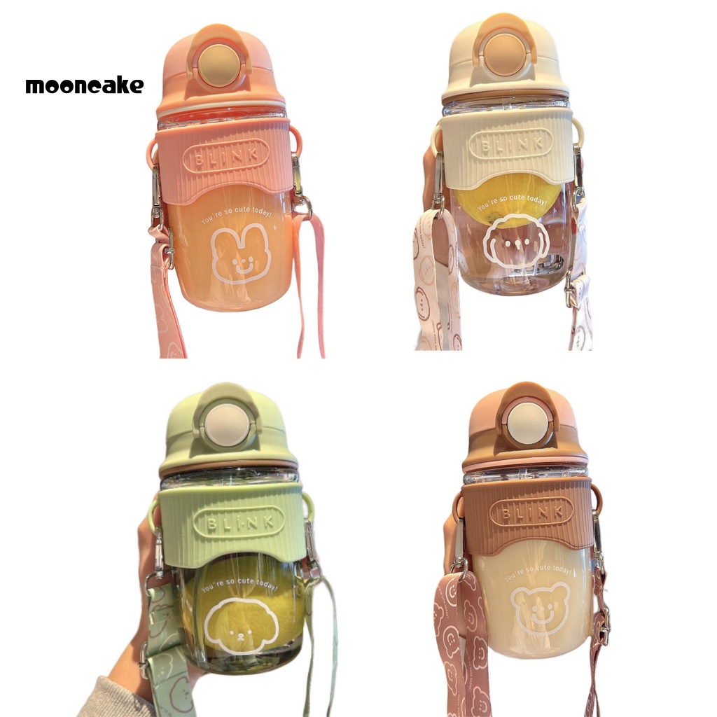 Bình Đựng Nước Ép / Cà Phê / Nước Ép 600ml Có Nắp Đậy Chống Rơi Tiện Dụng Sự Bảo Vệ