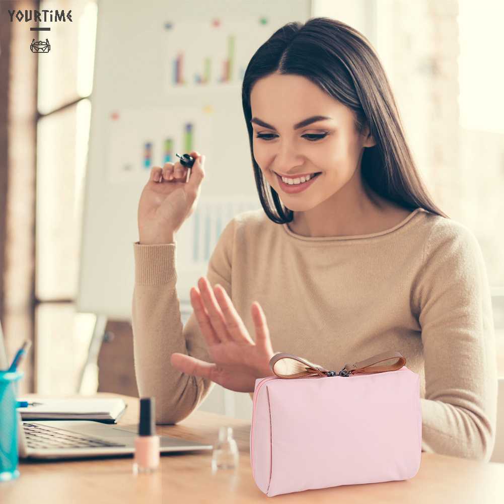 Túi Đựng Mỹ Phẩm / Đồ Vệ Sinh Cá Nhân Bằng Nylon Sức Chứa Lớn Tiện Dụng Cho