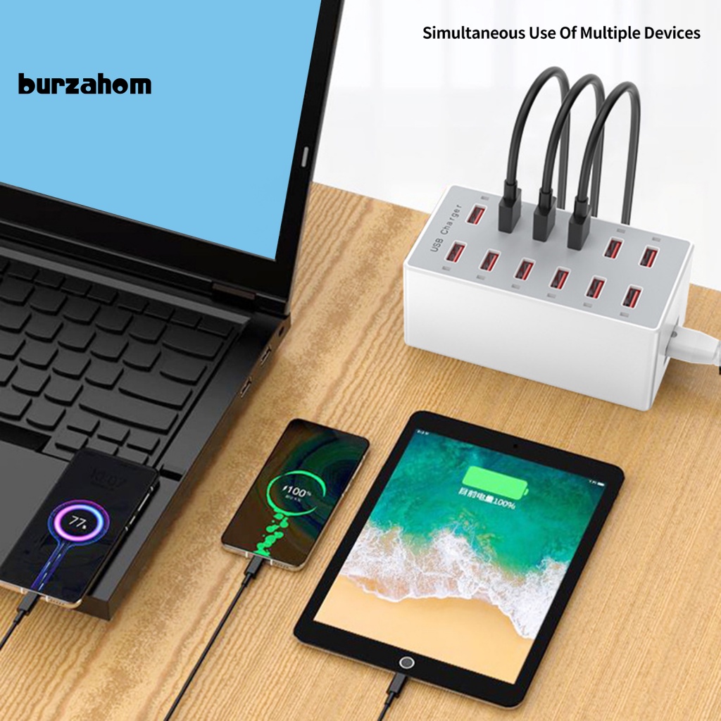 Ổ Cắm Sạc Làm Mát 12 Cổng Chuyên Dụng Cho Điện Thoại Dorm