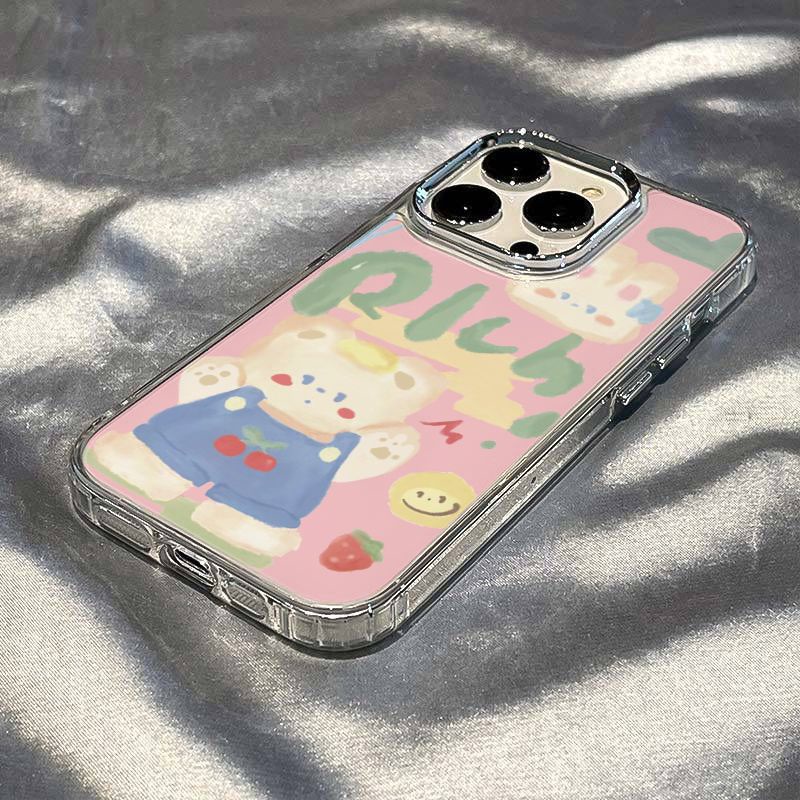 ✅Ốp Điện Thoại Mềm Chống Sốc In Hình Gấu Cho Iphone 11 Plus 7 14 Pro Max 12 8 Max 13