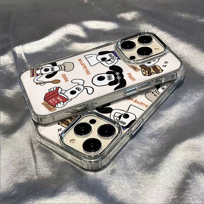 ✅Ốp Điện Thoại Mềm Chống Sốc Hình Cún Dễ Thương Cho Iphone 8 12Max 13 14Pro 117 GOML