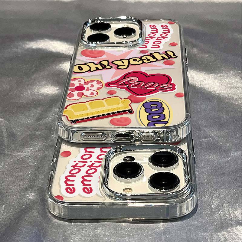 ✅Ốp Điện Thoại Mềm Chống Sốc Họa Tiết Trái Tim Cho Iphone 11 12 14Pro 78 13 3