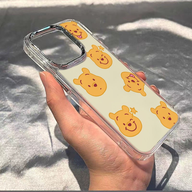 ✅Ốp Điện Thoại Dẻo Họa Tiết Hoạt Hình Gấu Pooh Dễ Thương Chống Sốc Cho iPhone12 137 / max11 Over 814proplus 95AJ