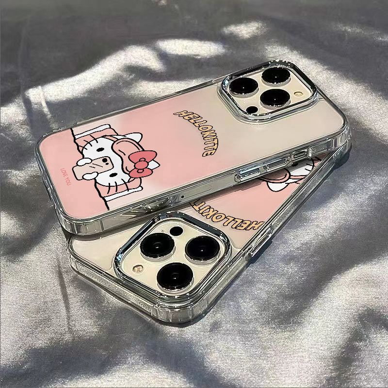 ✅Ốp Điện Thoại Mềm Hình Mắt Mèo Chống Sốc 7In Cho iPhone1214promax 11KT 138 / GO2P