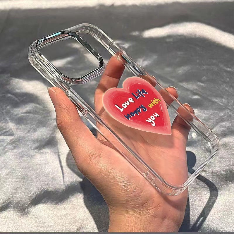 ✅Ốp Điện Thoại Dẻo Màu Hồng In Chữ Tiếng Anh Đơn Giản Chống Sốc Cho Iphone 7iphone12max 14pro13plus / 118 HP60