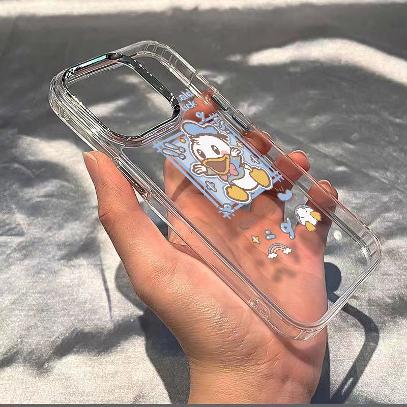 ✅Ốp Điện Thoại Mềm Chống Sốc In Hình Vịt Donald Cho Iphone 813max 14Pro 12 117 XPDL
