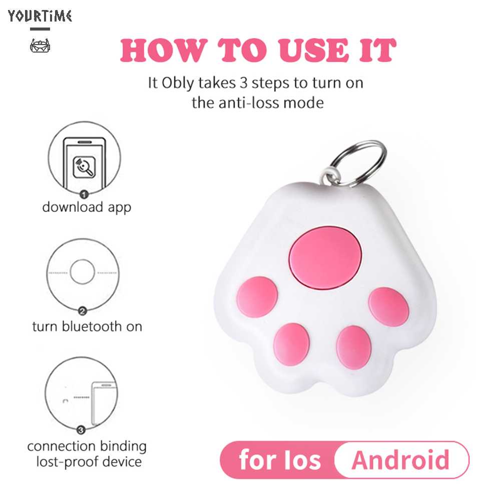 Móc Khóa Thông Minh Có Định Vị GPS Chống Thất Lạc Cho Thú Cưng