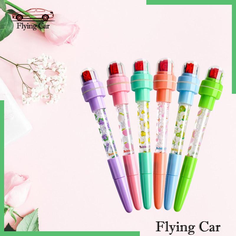 Set 6 Bút Bi Ngòi 0.7mm 0.7mm Tự Trang Trí