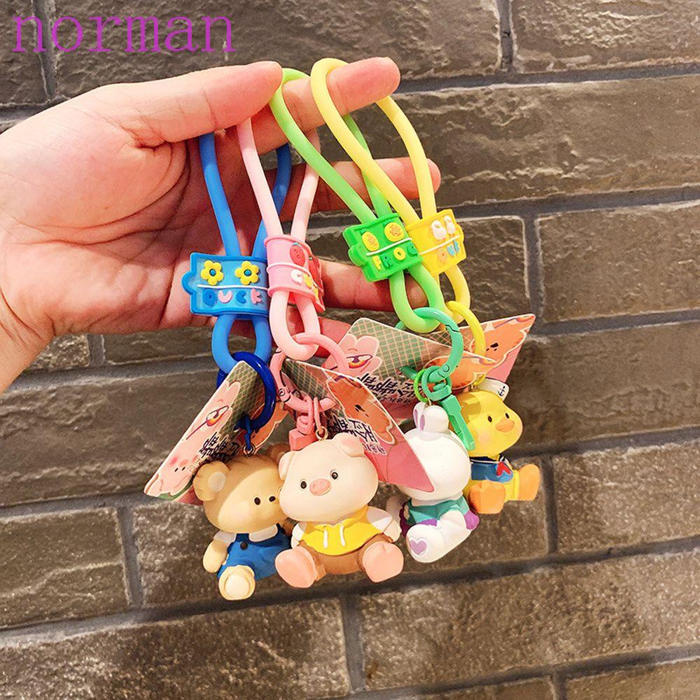 Móc Chìa Khóa Hình Gấu Bông Bằng Nhựa Dễ Thương