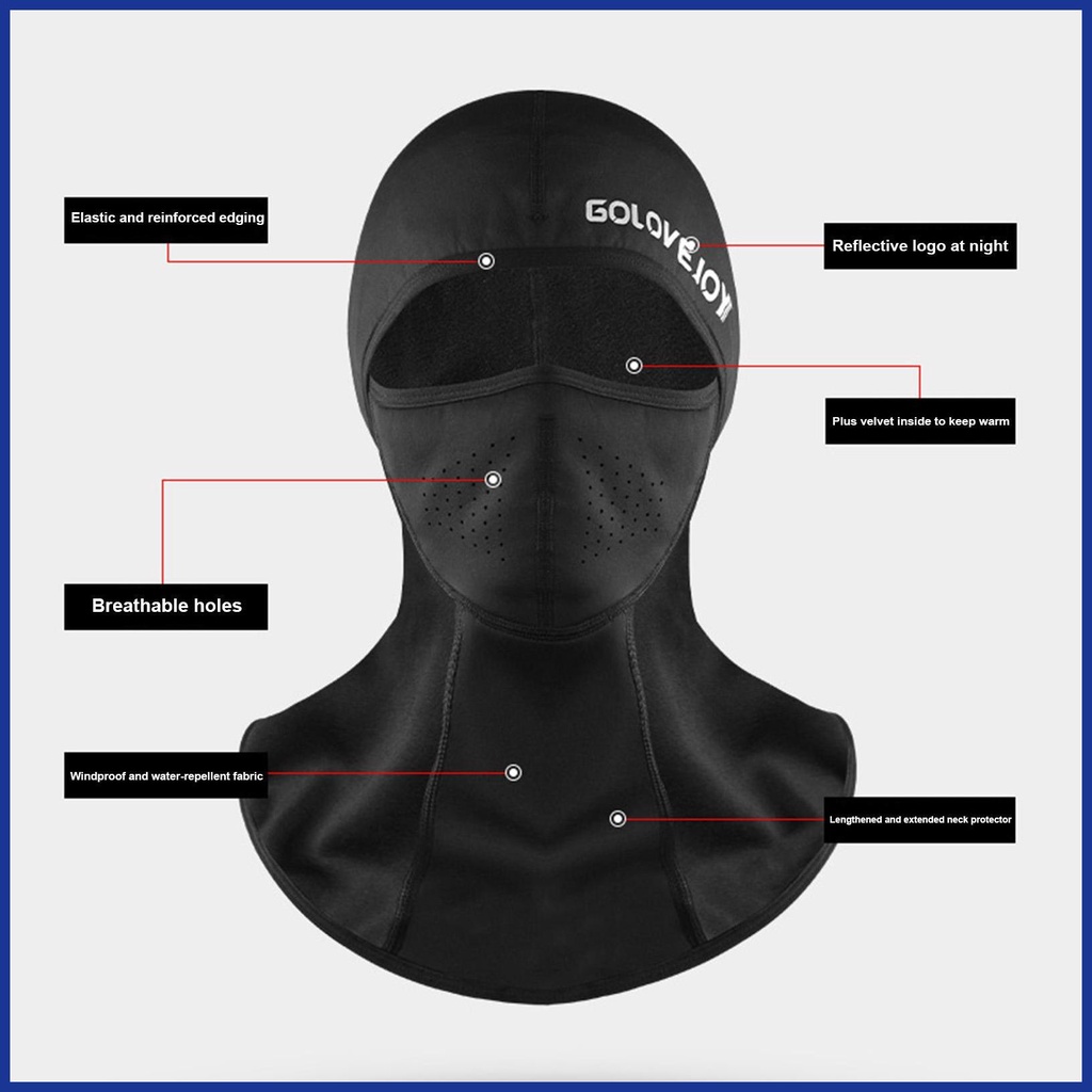 Vỏ Bọc Bảo Vệ Cổ Giữ Ấm Chống Gió Khi Trượt Tuyết / Lái Xe Bảo Vệ Toàn Diện