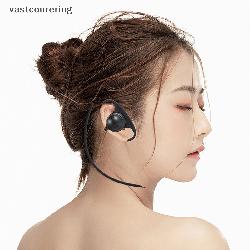 Vast Tai Vòng Chữ D Một Mặt Tương Thích Với Tai Nghe 3.5MM Cho Hệ Thống Điều Hướng Radio Du Lịch