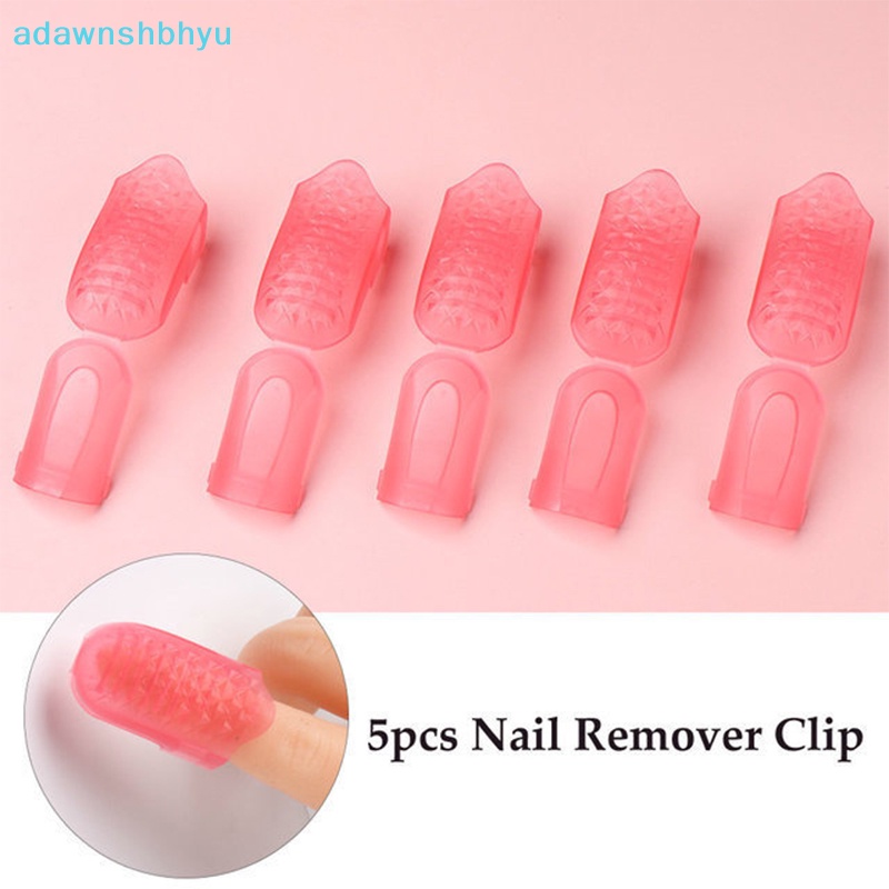 Set 5 Kẹp Ủ Tẩy Sơn Móng Tay Bằng Nhựa