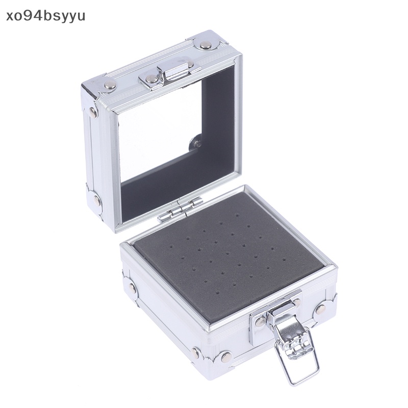 Hộp Đựng Đầu Mài Móng Tay Bằng Nhôm 25 Ngăn Xo94Bsyu