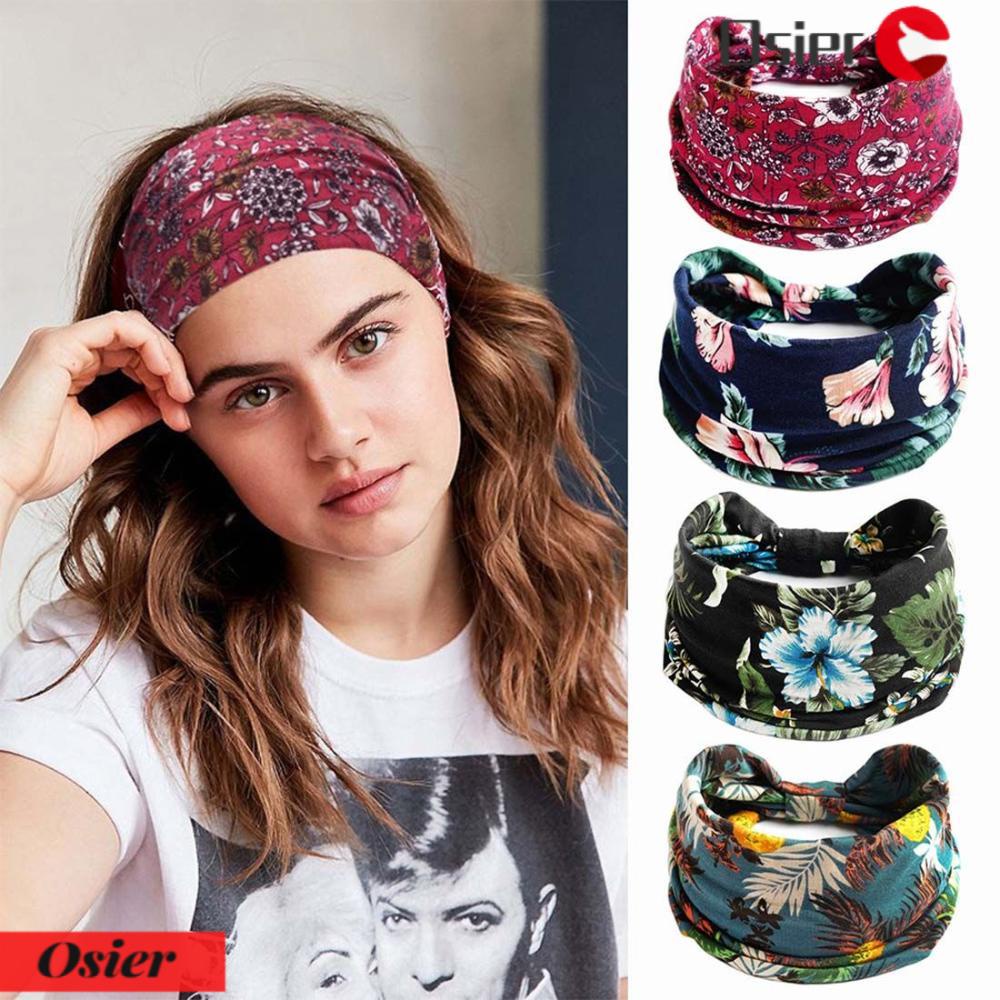 1 Băng Đô Cài Tóc Thắt Nút Chéo Phong Cách Vintage Thời Trang Cho Nữ