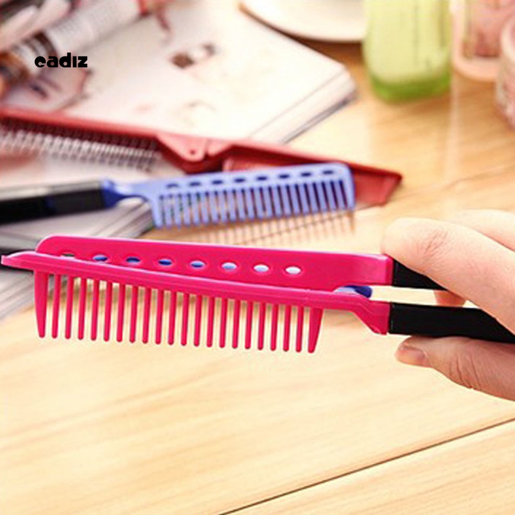 Lược Chải Thẳng Tóc Hình Chữ V Thiết Kế Di Động Tiện Dụng Cho Salon