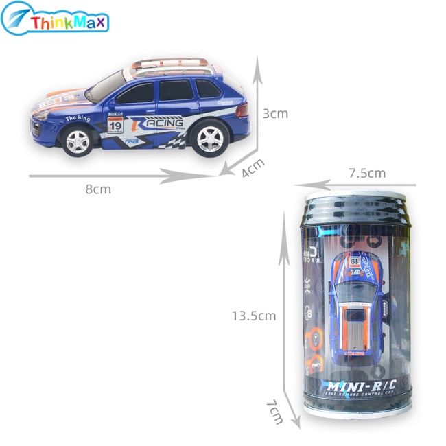 Thinkmax Mô Hình Xe Hơi Đua Điều Khiển Từ Xa 2.4g Mini 1: 64