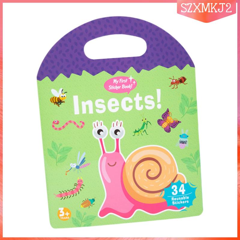 Sách Dán Tĩnh Điện Có Thể Tái Sử Dụng Giáo Dục Sớm Cho Bé szxmkj2