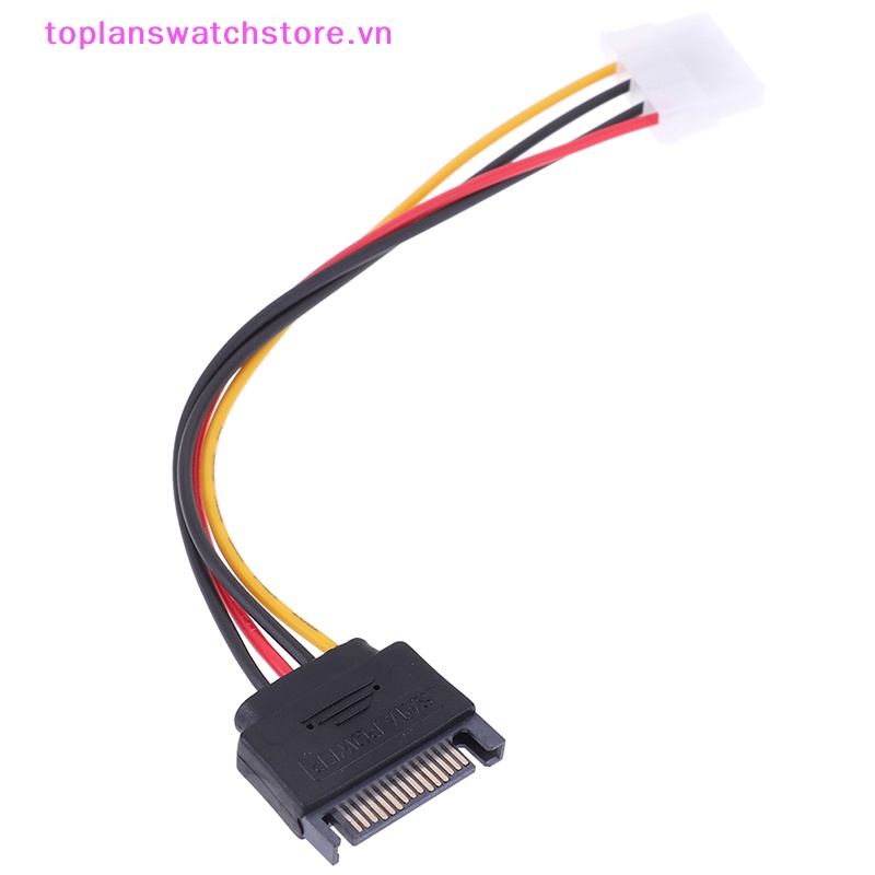 Cáp Nguồn SATA 15 Pin Sang Molex IDE 4 Pin Chuyên Dụng Cho toplanswatchstore SATA
