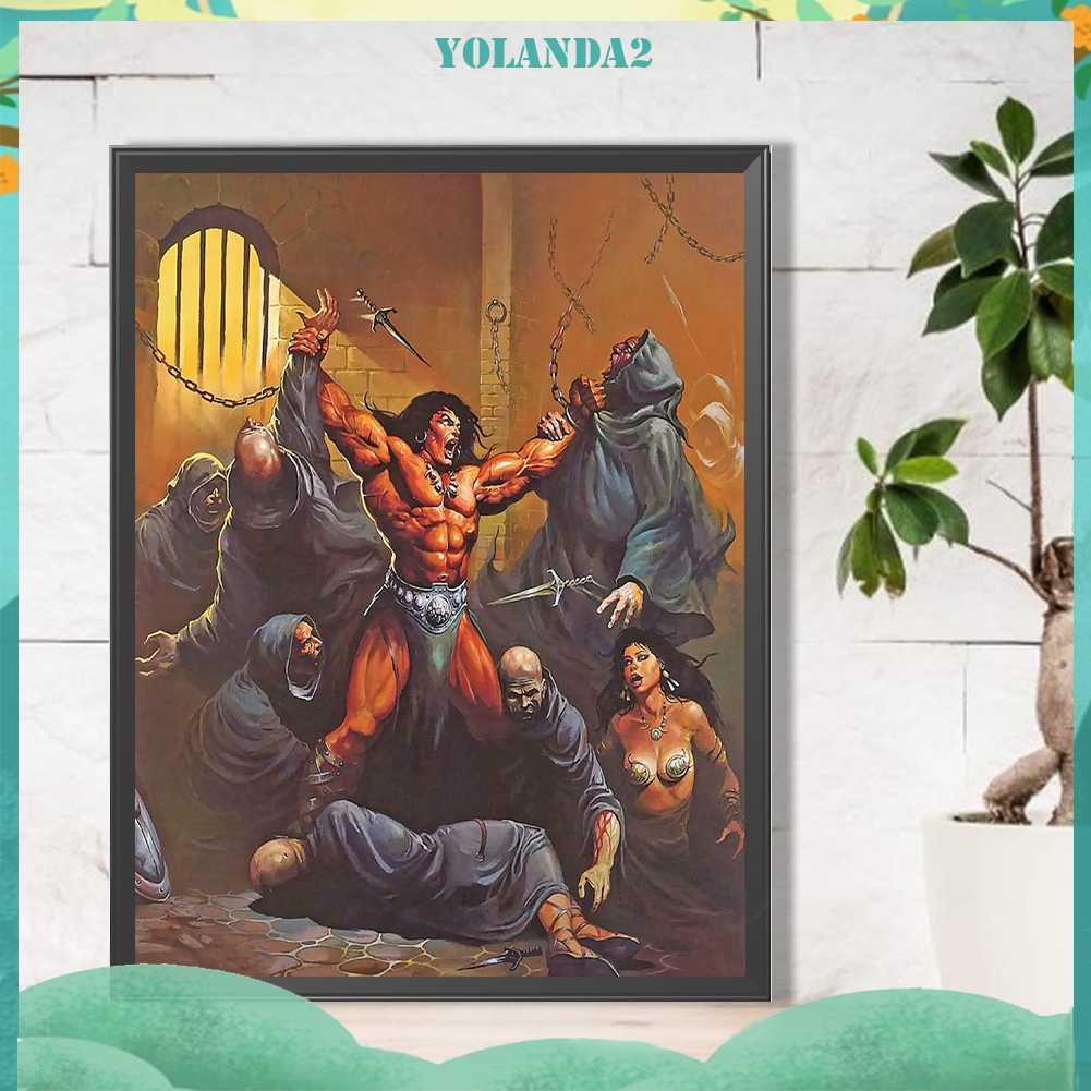 Bộ Tranh Đính Đá 5D Toàn Diện Họa Tiết Rebellion Độc Đáo DIY Dùng Trang Trí Nhà Cửa