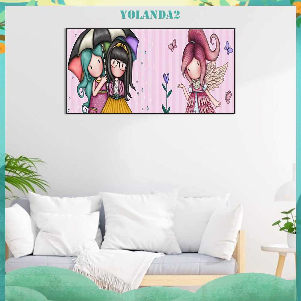 Tranh Đính Đá Kim Cương Toàn Bộ 5D DIY Hình Búp Bê