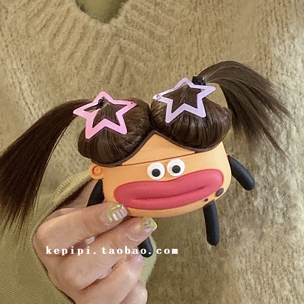 Vỏ Bảo Vệ Hộp Sạc Tai nghe không dây Airpods3 Pro 2 Hình Xúc Xích Dễ Thương