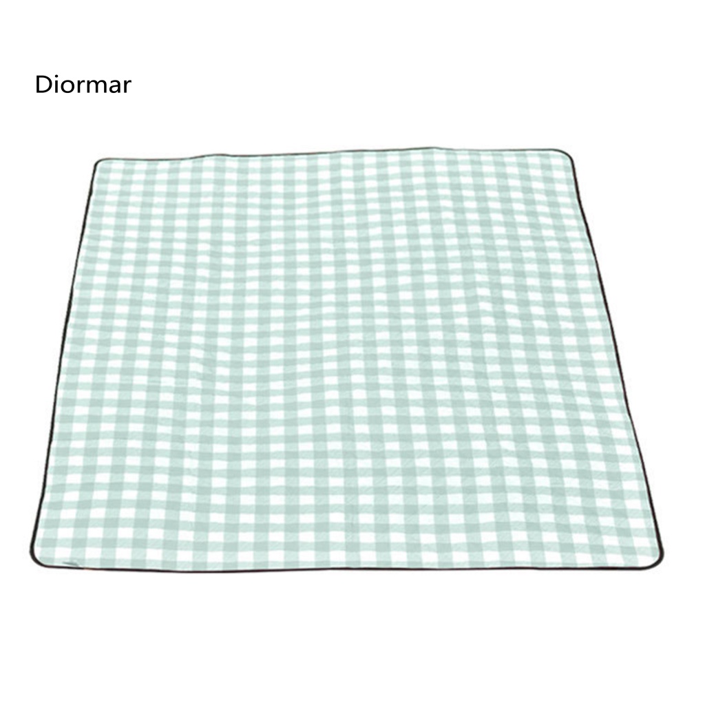 Thảm Dã Ngoại Chống Ẩm / Thấm Nước Họa Tiết Sọc Caro Tiện Dụng