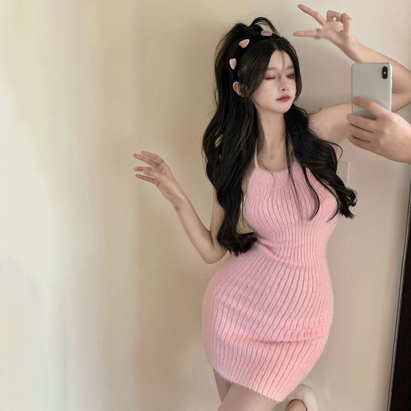 Đầm Không Tay Màu Sắc Thời Trang Quyến Rũ Cho Nữ