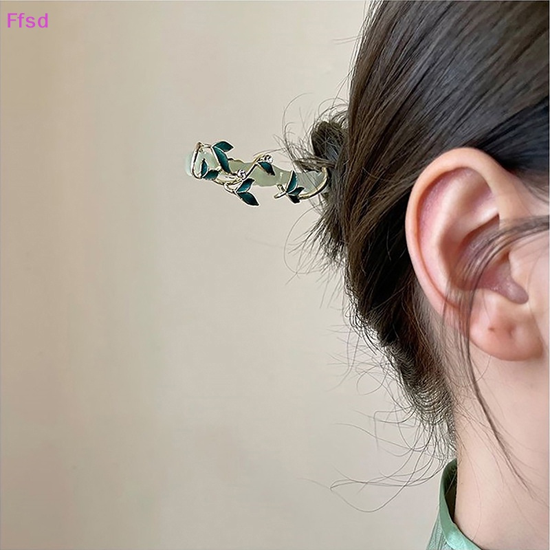 {Ffsd} Trâm Cài Tóc Bằng Tre Pha Lê Phong Cách Hanfu Trung Hoa Cổ Điển Thanh Lịch Cho Nữ