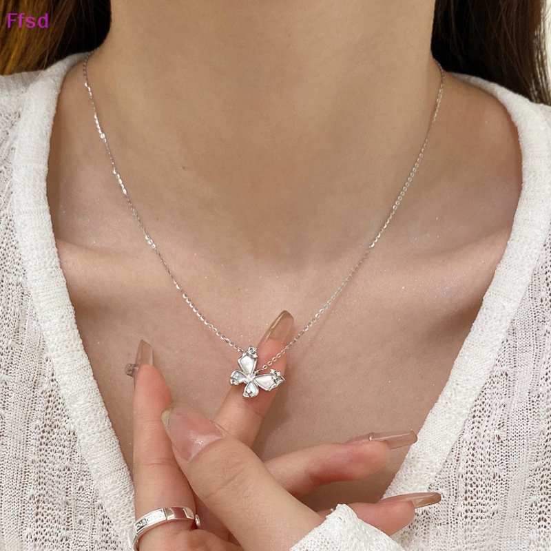 Vòng cổ Mặt Hình Bướm Đính Đá Zircon Thời Trang Cho Nữ